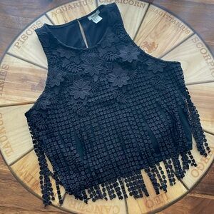 Crochet/fringe tank
